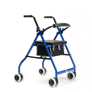 Rollator freno presión azul Cadeo