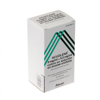 Acuolens 5.5/3 mg/ml colirio 30 monodosis solucion 0.5 ml