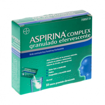 Aspirina complex 10 sobres