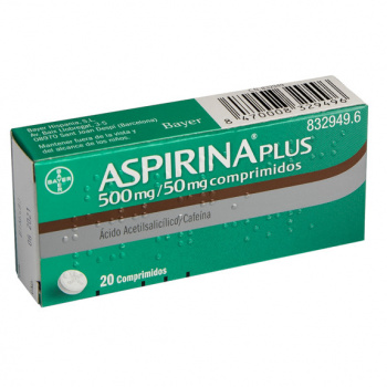 Aspirina plus 20 comprimidos