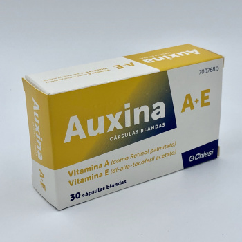 Auxina a+ e 50 mg 30 capsulas