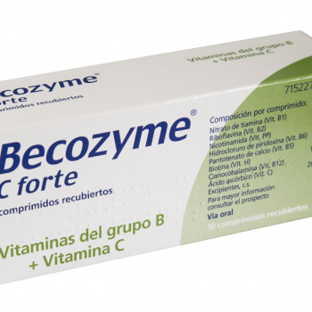 Becozyme c forte 30 grageas