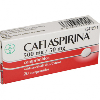 Cafiaspirina 500/50 mg 20 comprimidos