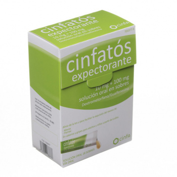 Cinfatos expectorante 15 mg 18 sobres