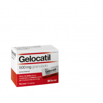 Gelocatil 500 mg granulado 12 sobres