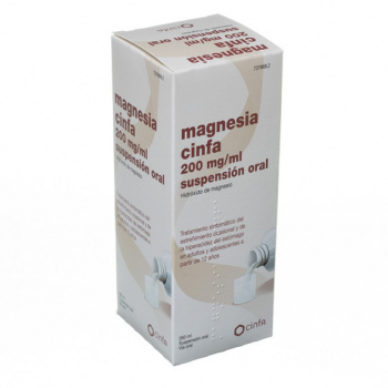 Magnesia cinfa 1 g/5 ml susp 260 ml
