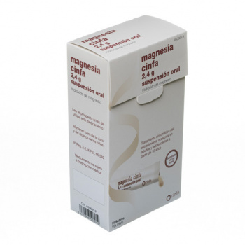 Magnesia cinfa 2.4 g 14 sobres unidosis