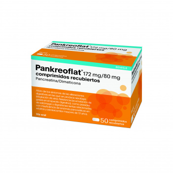 Pankreoflat 50 grageas