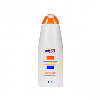 Leti at-4 gel de baÑo dermograso 750 ml