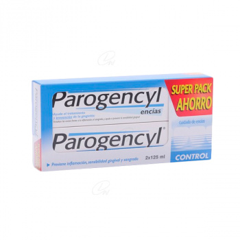 Parogencyl control pasta dental 125 ml 2 unidades