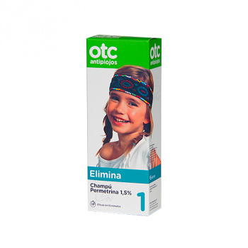 Otc antipiojos permetrina 1,5% champu 125 ml