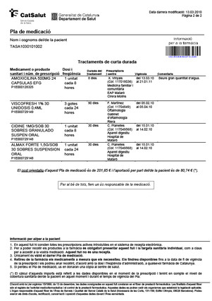 la receta electrónica en Catalunya