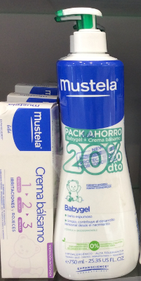 mustela_pack ahorro_babygel + crema balsamo