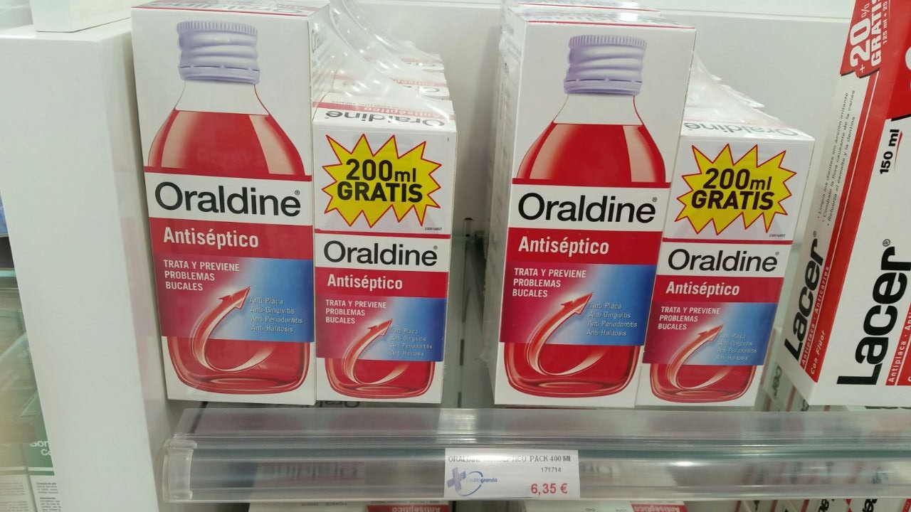 600 ml de Oraldine por 6.35 €
