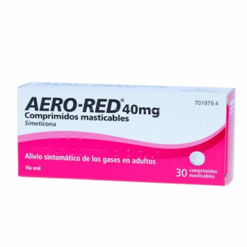 Aero red 40 mg 30 comprimidos masticables