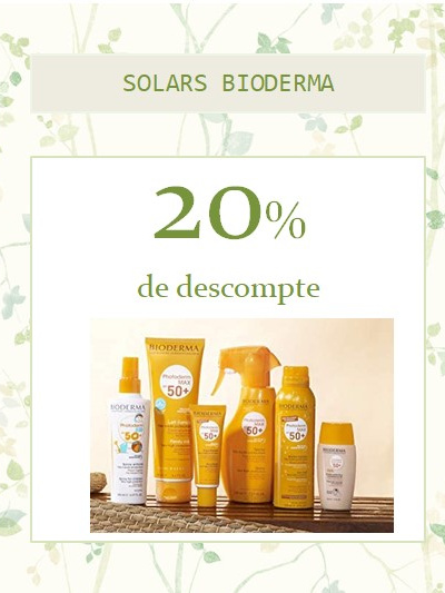 PROMO SOLARS BIODERMA
