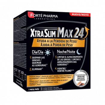 Forté Pharma Xtraslim Max 24, 60 Comprimidos
