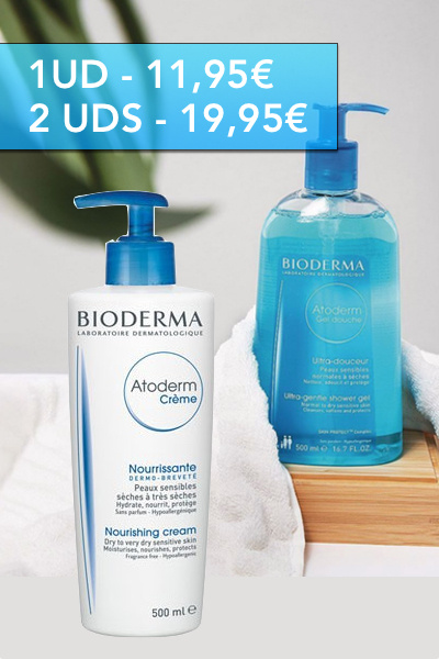 GEL DUCHA Y CREMA ATODERM COMBÍNALOS COMO QUIERAS A UN PRECIO ESPECIAL