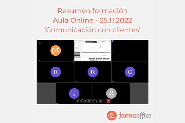 Comunicación con clientes | Resumen Formación 25/11