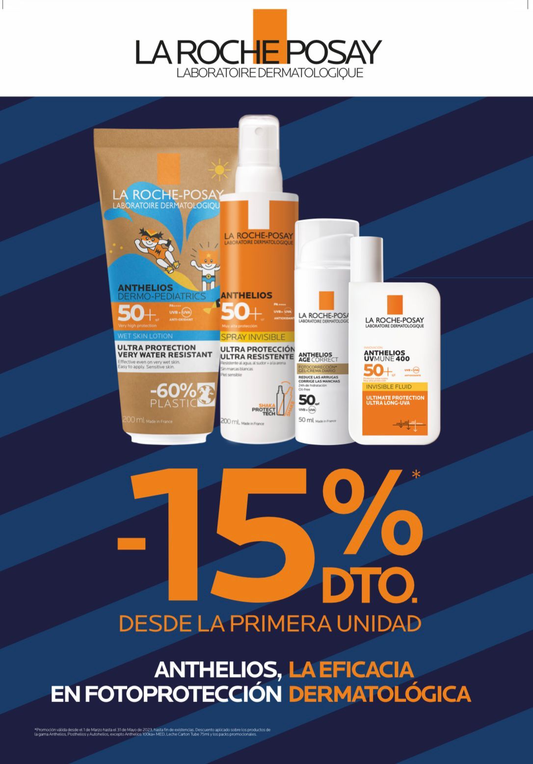 15% DESCUENTO EN SOLARES ANTHELIOS