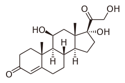 estructura química de cortisol