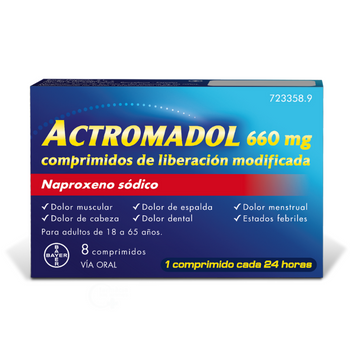 ACTROMADOL 660MG 8 COMP