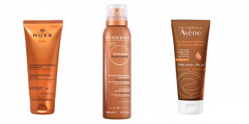 Autobronceador NUXE, BIODERMA, AVENE