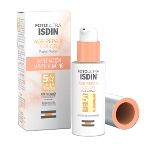 Fotoprotección antigaging Isdin Age Repair con color