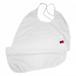 Babero rizo cierre lazo