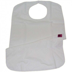 Babero rizo con corchetes