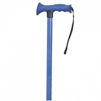 Bast&oacute;n extensible ergon&oacute;mico azul pu&ntilde;o suave 450