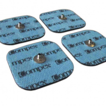 Electrodos Compex para electroestimuladores snap cuadrados