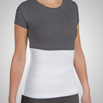Faja abdominal tubular blanca T.XL