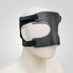 Máscara protección fibra carbono