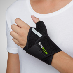 Muñequera envolvente de pulgar neopreno MQ15A