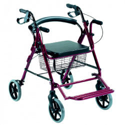 Rollator y silla de ruedas (2 en 1)