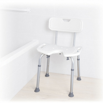 Silla ducha con asiento en "U"