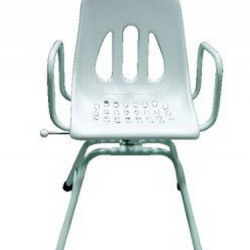 Silla de ducha con asiento giratorio