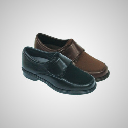 Zapato elastic comfort velcro horma ancha