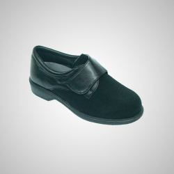 Calçat elàstic comfort velcro negre 