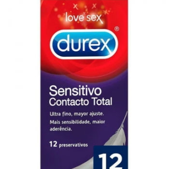  Durex ES Condoms Durex Preservativos Sensitivo Contacto Total 12 Unidades 