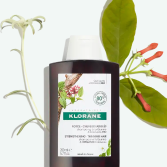 KLORANE CHAMPÚ FORTIFICANTE A LA QUININA CON VITAMINAS B 200 ML