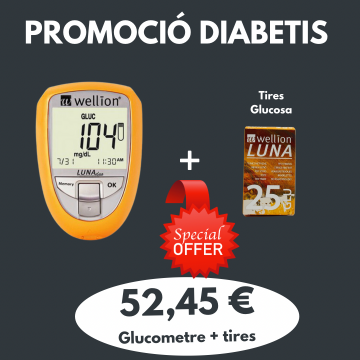 PROMOCIÓ DIABETIS: Glucometres +tires
